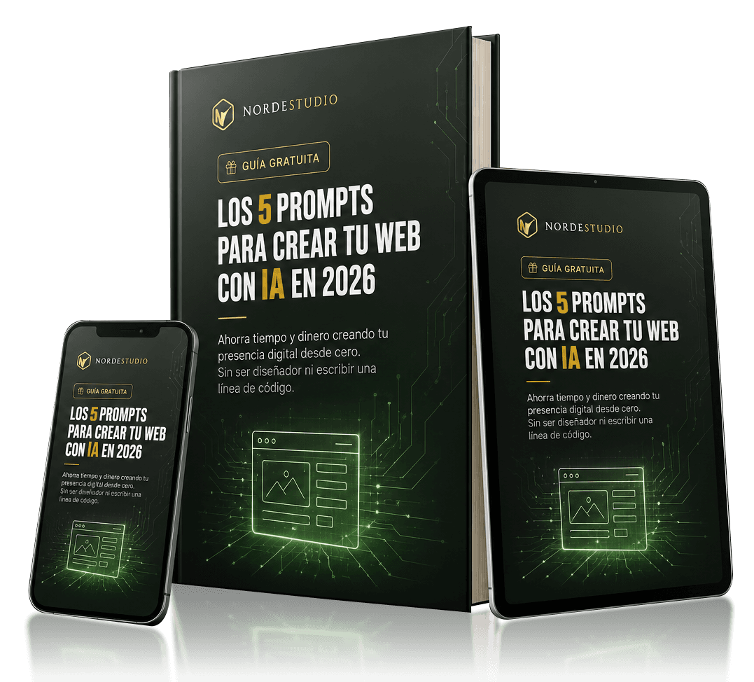 Mockup web generada con IA